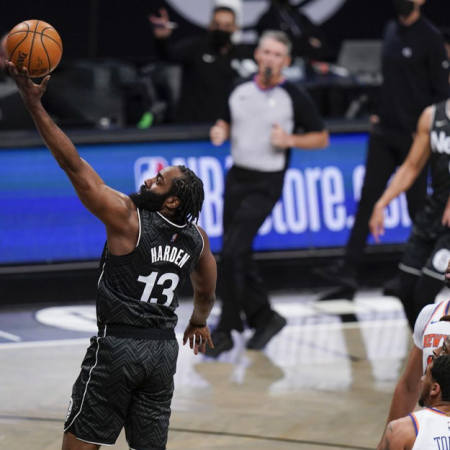 James Harden Puts Up First 40-Point Game with Brooklyn